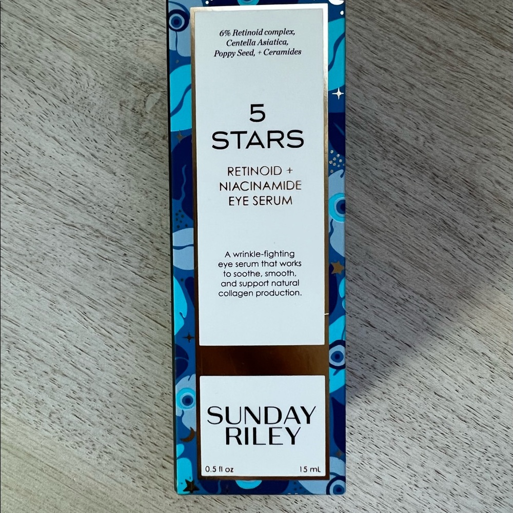 NEW in box Sunday Riley Retinoid + Niacinamide Eye Serum.